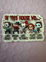 Acrylic flatbacks badge reel: Horror, spooky, Holiday, Tarot