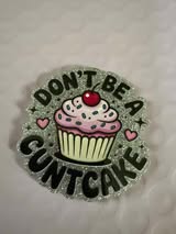 Acrylic flatback badge reel/pens: Funny, bad words, sweet, nice and cute