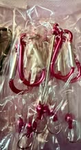 Beadable bars with Carabiner style spring quick clips