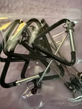 Beadable bars with Carabiner style spring quick clips