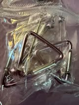 Beadable bars with Carabiner style spring quick clips