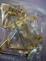 Beadable bars with Carabiner style spring quick clips