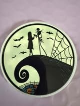 Acrylic flatbacks badge reel: Horror, spooky, Holiday, Tarot