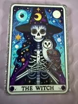 Acrylic flatbacks badge reel: Horror, spooky, Holiday, Tarot