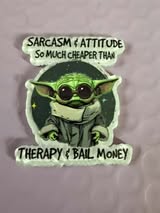 Acrylic flatback badge reel/pens: Funny, bad words, sweet, nice and cute