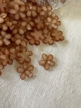 8mm brilliant color nail charm flowers
