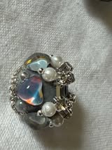20mm fancy beads with heart and pearl