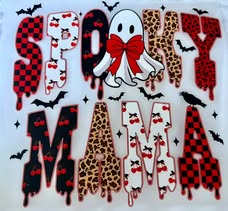 DTF heat press prints: Horror, Holidays