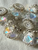 20mm fancy beads with heart and pearl
