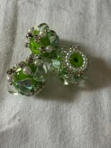 20mm fancy beads with heart and pearl