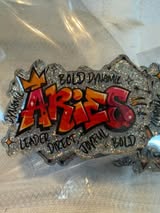 Acrylic Flatback badge reel: Zodiac, states