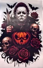 DTF heat press prints: Horror, Holidays