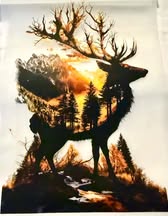 DTF heat prints: Animals, flowers, landscapes, western