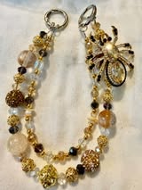 Glass purse/phone charms