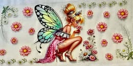 UV DTF Cup wraps: fairies, mystic, books, vacation, camping, food