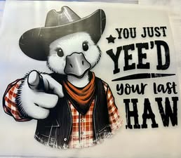 DTF Heat prints: sayings, happy face, seasonal, cars