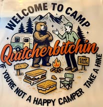 DTF Heat prints: Camping, hiking, vacation, fishing, Hunting
