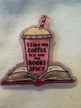Acrylic flatback badge reel/pens: Funny, bad words, sweet, nice and cute
