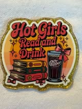 Acrylic flatback badge reel/pens: Funny, bad words, sweet, nice and cute
