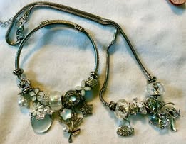 Premade tarnish free adjustable charm bracelets