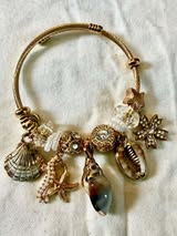 Premade tarnish free adjustable charm bracelets