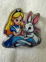 Acrylic focal beads double sided: princess, villians