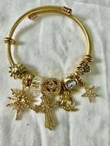 Premade tarnish free adjustable charm bracelets