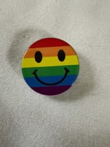 Acrylic focals: happy face
