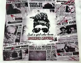 DTF heat press prints: Horror, Holidays