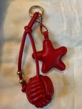 Purse/keyring PLU leather charms