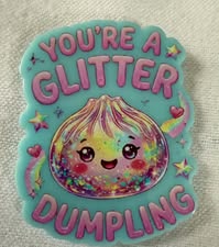 Acrylic flatbacks: positive, inspiring, happy,