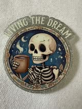 Acrylic flatbacks badge reel: Horror, spooky, Holiday, Tarot