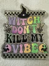 Acrylic flatbacks badge reel: Horror, spooky, Holiday, Tarot