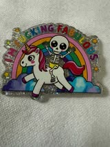 Acrylic flatbacks badge reel: Horror, spooky, Holiday, Tarot