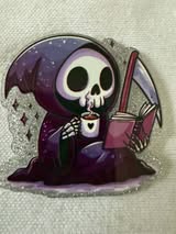 Acrylic flatbacks badge reel: Horror, spooky, Holiday, Tarot