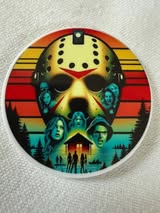 Acrylic flatbacks badge reel: Horror, spooky, Holiday, Tarot