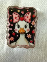 acrylic focals: Animals, flowers, food, hearts