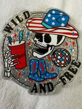 acrylic flatbacks Sports, USA, Music, Food, Sea