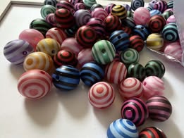 16mm lollipop beads