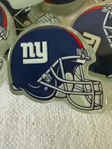 Acrylic focal beads: Sports