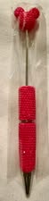 Rhinestone beadable pens with mouse head topper