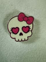 acrylic focal double sided beads: Horror