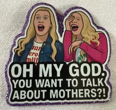 Acrylic flatbacks: funny