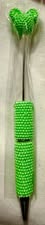 Rhinestone beadable pens with mouse head topper