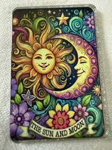Acrylic flatbacks: Sun, moon, nature, seasons