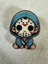 acrylic focal double sided beads: Horror