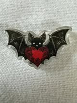 acrylic focal double sided beads: Horror