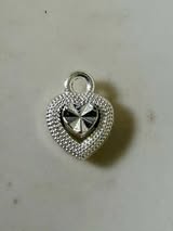 Gem cut glass rhinestone metal and solid pendant charms