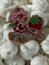 Acrylic focals: Strawberry Shortcake and Friends