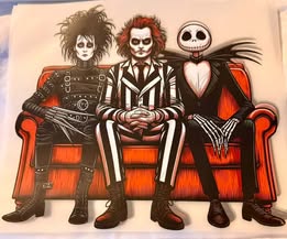 DTF heat press prints: Horror, Holidays